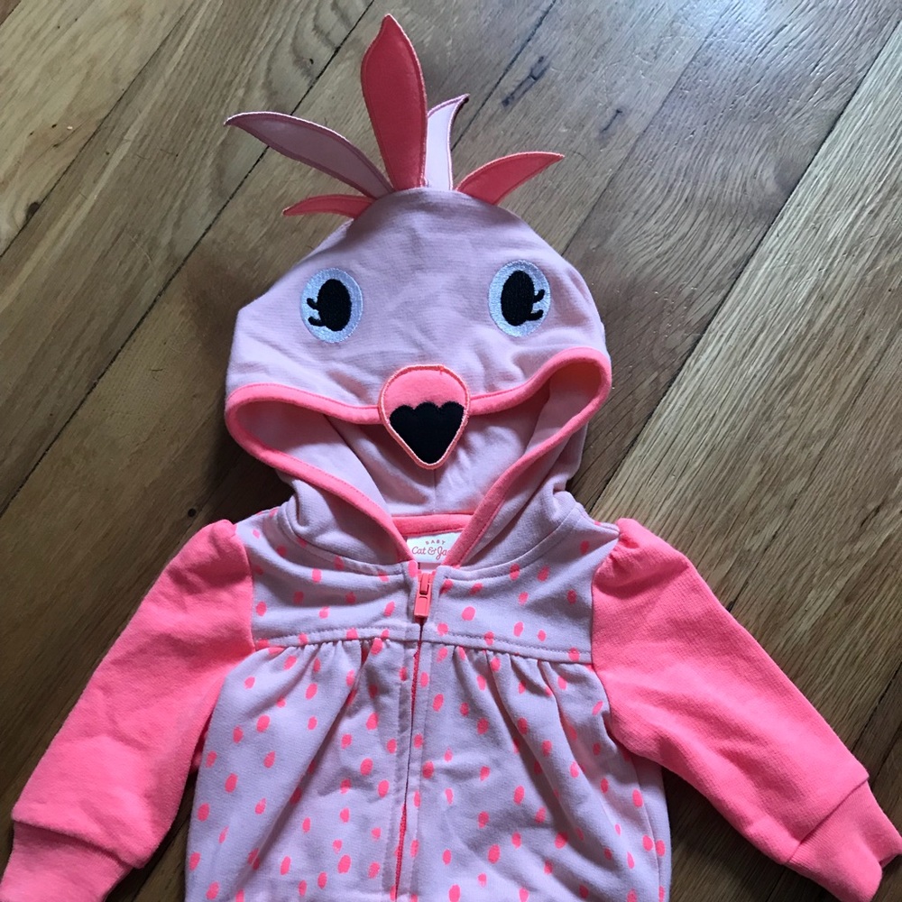 Flamingo zip up